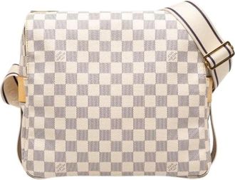 Louis Vuitton Pre-owned Naviglio - Dames - Vintage Schoudertas - Wit - ONE Size - Leer - Vintage