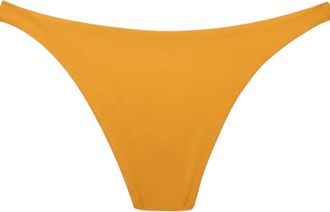 JADE Swim Womens Most Wanted Terry Bikini Bottom In Saffron
