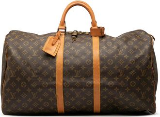 Louis Vuitton 1988 Monogram Keepall 55 travel bag - Marrone