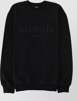 Balmain embroidered logo sweatshirt