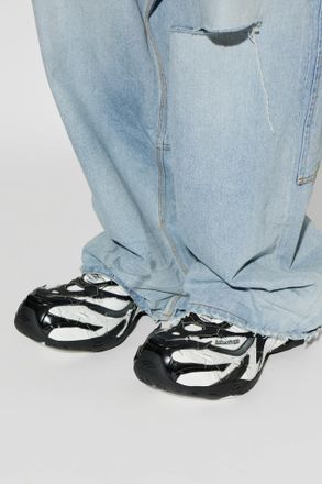 Balenciaga Soleless Sports Shoes, Mens, White