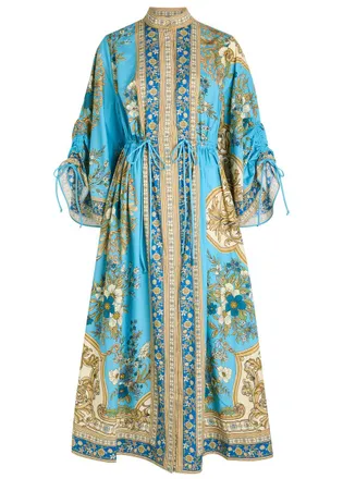 Alemais Alemais Cassie Cotton-poplin Maxi Shirt Dress - Blue - 10 (UK10 / S)