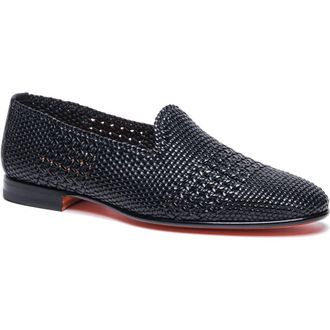 Santoni Elisir Loafer in Black at Nordstrom Rack, Size 10.5