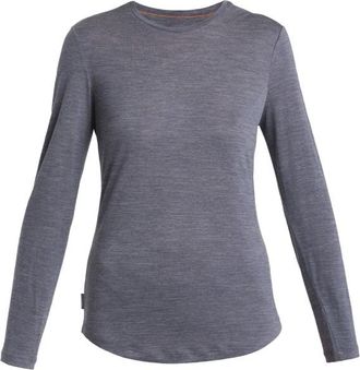 Icebreaker Merino 125 Cool-Lite Sphere III L/S Tee Merinoshirt für Damen | grau