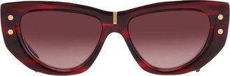 Balmain B - MUSE Rose Shaded Cat Eye Ladies Sunglasses BPS-151 B 55