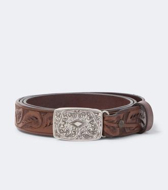 Ralph Lauren Coleman leather belt