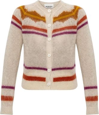 Isabel Marant Truien & Vesten, Dames, Beige, M, Wol, Molly Cardigan