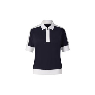 Bogner Arabell functional short-sleeved top for women - Navy blue/white - 34