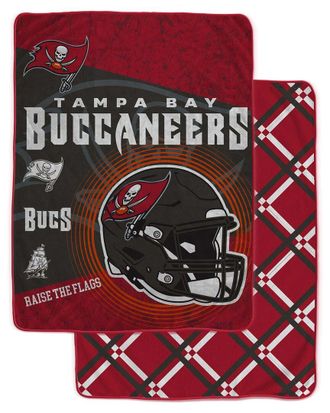 Pegasus Sports Tampa Bay Buccaneers Nfl Team Helmet Oversized Fleece Blanket