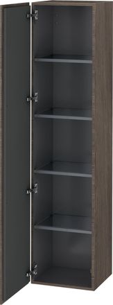Duravit Duravit L-cube Armario Alto, Anchura 400mm, Profundidad 363mm, 1 Puerta, Con Bisagra A La Izquierda, Color: Pino Terra Decor - Lc1180l5151