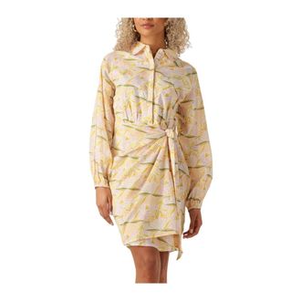 Notre-V Dames, Jurken, Veelkleurig, Maat: XL Denim