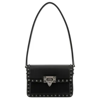 Valentino Garavani Shoulder Bags, female, Black, Size: ONE SIZE Borsa