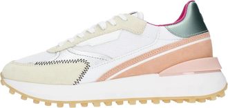 D.A.T.E. Sneakers Multi Colour - Dames - Sneakers - Veelkleurig - 36 EU - Leer - Schoenen