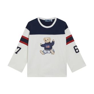 Polo Ralph Lauren Long Sleeve Tops, female, Multicolor, Size: M Even Jsy-Knt T-Shirt