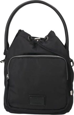 Premiata Mia Backpack - Heren - Tassen - Zwart - ONE Size - Nylon - Tassen