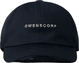 Rick Owens Katoenen Twill Logo Baseballpet - Heren - Petten - Zwart - S - Katoen - Accessoires