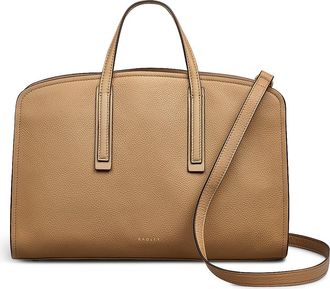 Radley London Arragon Row Medium Zip Around Satchel Bag in Biscuit at Nordstrom Rack