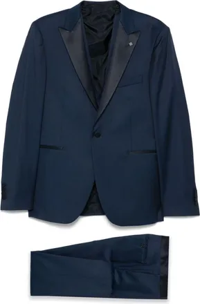 Tagliatore Blue Logo Suit