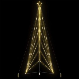 vidaXL &Aacute;rbol De Navidad Led 861 Leds Blanco C&aacute;lido 478 Cm Vidaxl