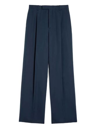 Jil Sander pressed-crease trousers - Blue