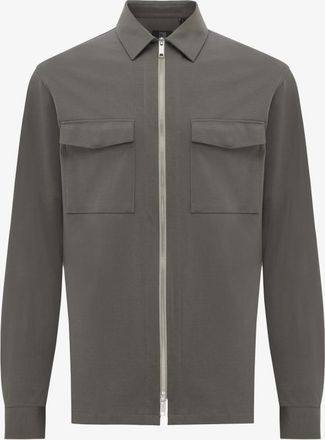 Genti Rits Overshirt | Groen