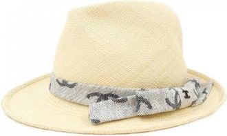 Chanel Pre-owned Accessories, male, Beige, Size: ONE SIZE Pre-owned Hat
