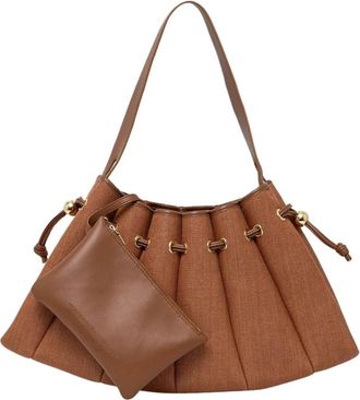 Themoir&egrave; Dames, Tassen, Bruin, Maat: ONE Size Leer