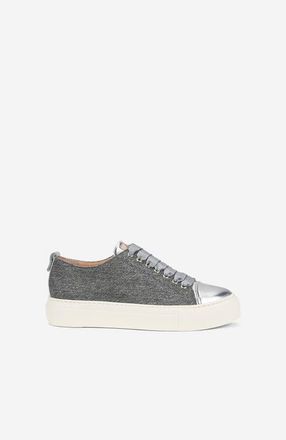 AGL Giuliana denim effect sneaker in Grey at Nordstrom, Size 41