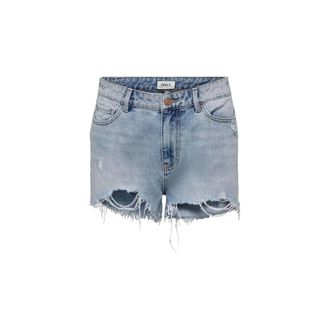 Only Onlpacy HW DNM Shorts Noos - Dames - Denim shorts - Blauw - XL - Katoen - Korte Broeken
