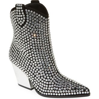 Azalea Wang Actionlite Pointed Toe Bootie in Black at Nordstrom Rack, Size 6.5