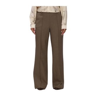 Nukus Nukus - Jill Pants - Dames - Broeken - Beige - Maat: XS Leer