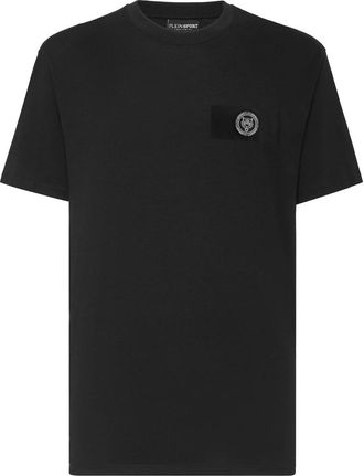 Plein Sport T-shirt Ronde Hals SS - Heren - Sportshirts - Zwart - XS - Katoen - Fitness