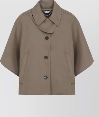 Max Mara cotton cape