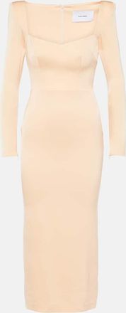Alex Perry Satin midi dress