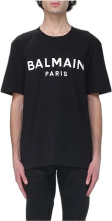 Balmain Hombre, Camisetas, Negro, Talla: S