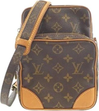 Louis Vuitton Pre-owned Cross Body Bags, male, Brown, Size: ONE SIZE Pre-owned Canvas louis-vuitton-bags