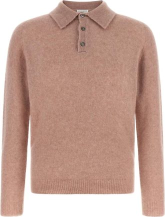 Roberto Collina Polo de Cachemira y Seda - Knitwear - Hombre - Rosa - XL