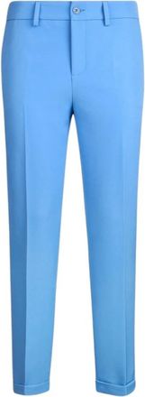 Liu Jo Pantalone Chino Pinces - Dames - Vrijetijds broeken - Blauw - L - Leer - Broeken