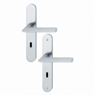 No Brand No Brand - Par De Muletas Sobre Placa Grande Stockholm Hoppe 1140/300m Silver Alu - Llave L - 3303162