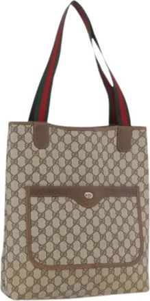 Gucci Pre-owned Tote Bags, female, Beige, Size: ONE SIZE Pre-owned Vintage Tote Bag