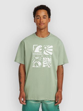 O'Neill Melange Front Print T-Shirt grau