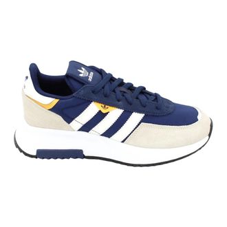 adidas Retro Stijl Sneakers met Su&egrave;de Inzetstukken - Heren - Hardloopschoenen - Blauw - 40 2/3 EU - Su&egrave;de - Fitness