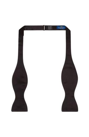 Robert Talbott Bond Satin Self-Tie Bow Tie in Black at Nordstrom