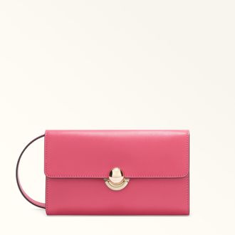 Furla Sfera Borsa Mini Velvet Pink Rosa Pelle Di Vitello Sidney Donna