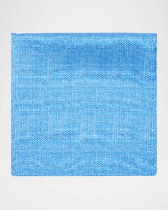 Stefano Ricci Mens Solid Pocket Square