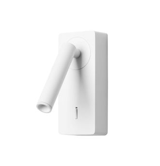 Forlight Colo - Luz De Lectura Para Dormitorio Led Luz C&aacute;lida 3000k Con Interruptor. Aplique De Pared Cabecero De Cama Blanco