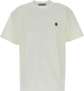 Prada White Logo Crew Neck T-shirt