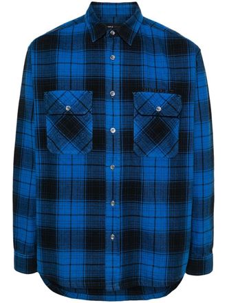 Purple Camicia a quadri - Blu