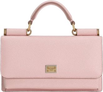 Dolce & Gabbana Calfskin Mini Bag - Dames - Handtassen - Roze - ONE Size - Leer - Tassen