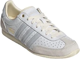 adidas Japan Low Top Sneaker in White/crystal Sky/gold at Nordstrom, Size 11.5